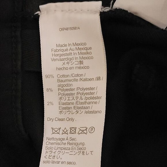 Madewell Petite‎ Kick Out Crop Jeans: Coated Edition in True Black Wash Size P29 - Picture 15 of 15